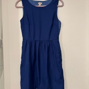 J. Crew Classic Blue Dress